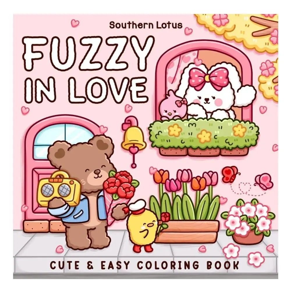 Creative Cartoon Coloring Book Educational Stress Relief Paperback Painting Gift Doodles Book for Adults And Teens