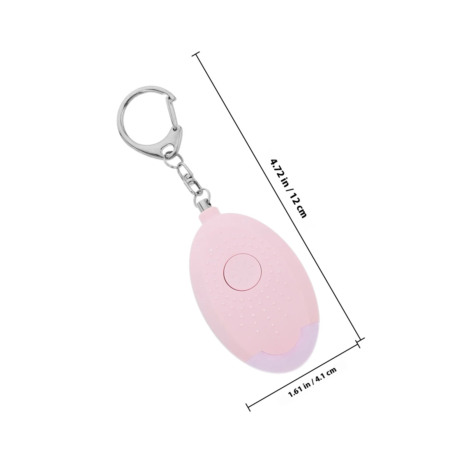 2Pcs Emergency Alarm Keychain Loud 130Db Siren with Safe Clip Design for Personal Protection Outdoor Safety Gear