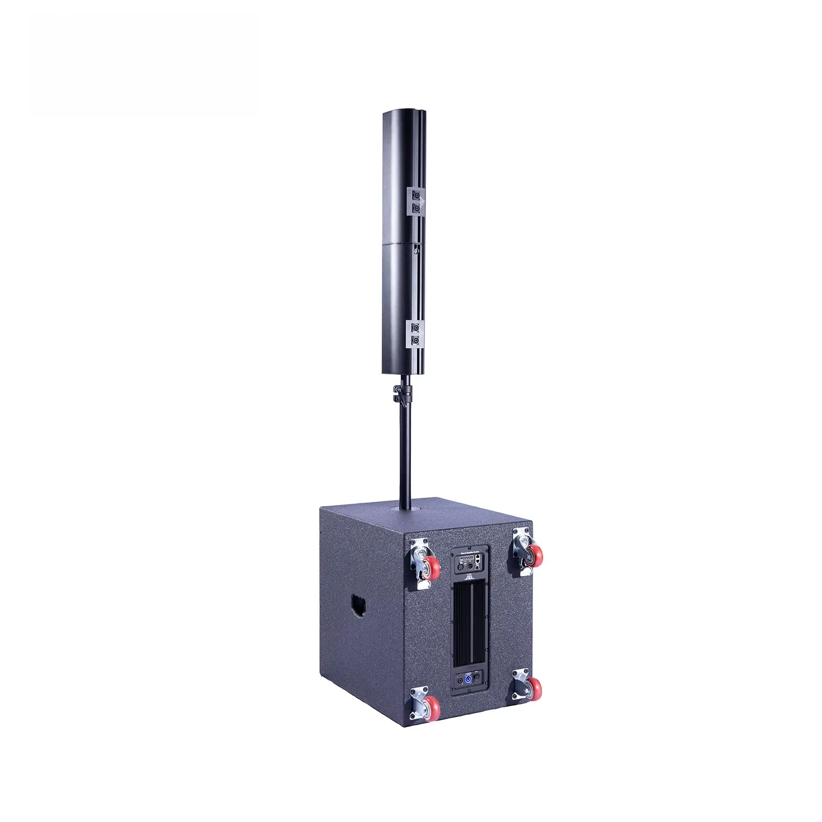 HC15SUB/HC445 Active Digital Signal Processor Power Amplifier Speaker System Metal Cabinet Portable Waterproof 8 Ohm Live Music