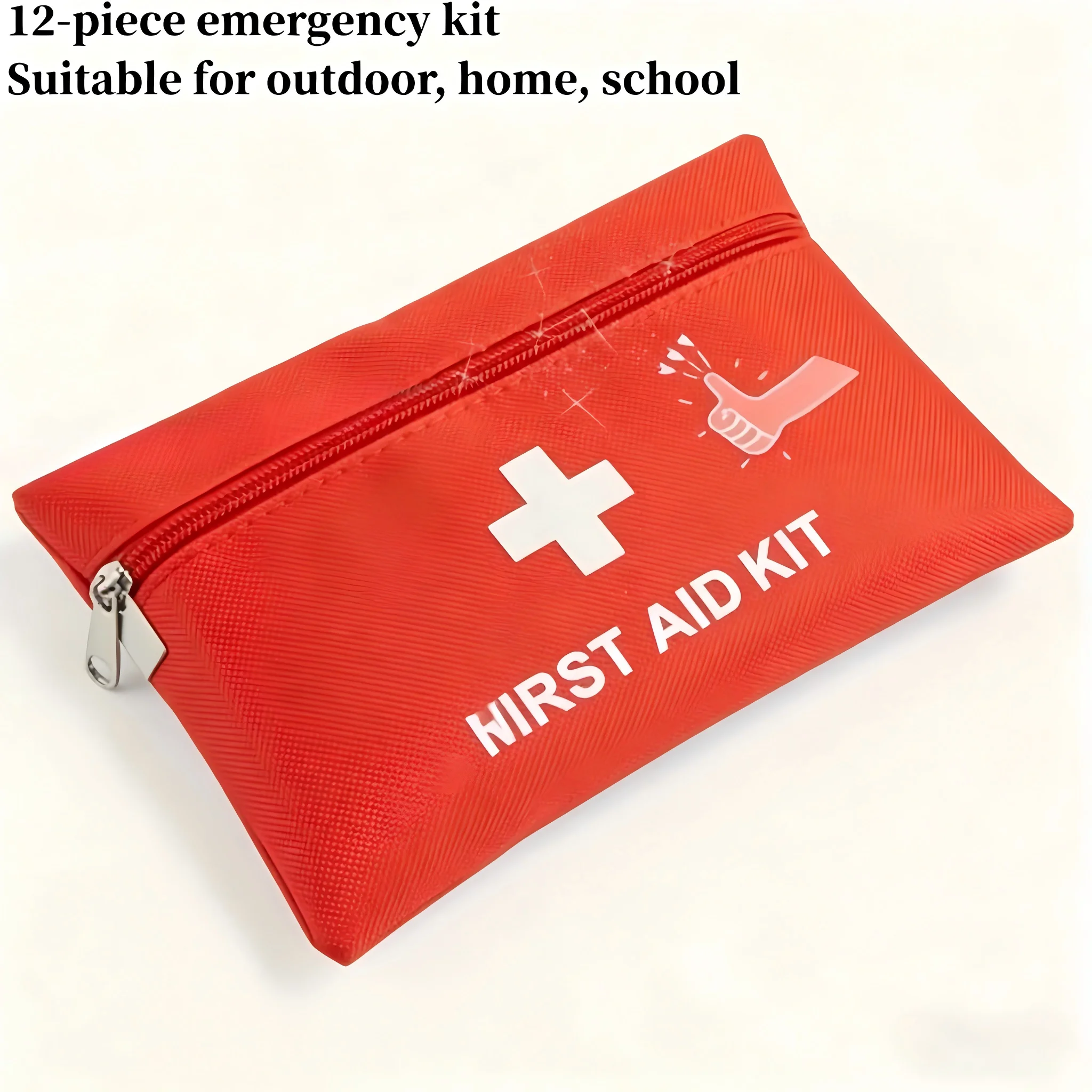 Small First Aid Kit - Pro Scissors & Tweezers | Essentials for Home/Indoor-Outdoor (Camping) | Local Stock 24H Shipping