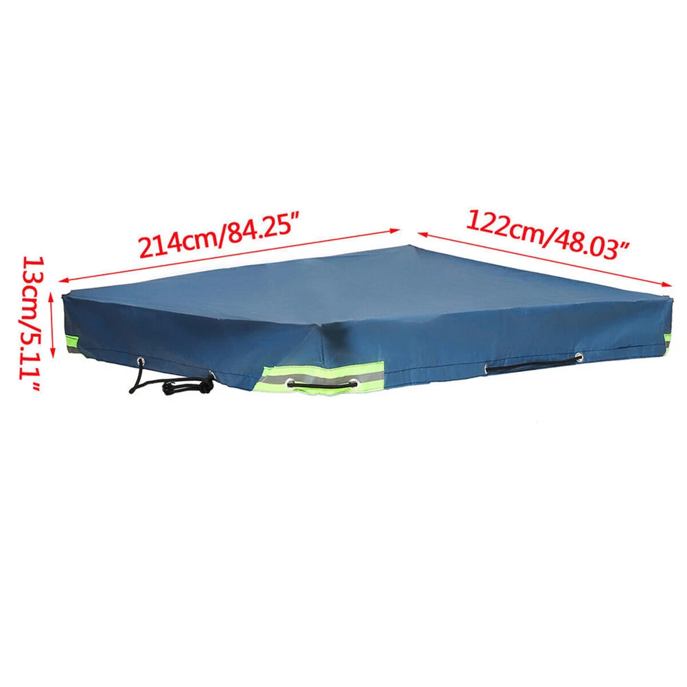 420D Trailer Cover Auto Roof Tent Heavy Duty PVC Dustproof Waterproof Protector Cover Travel Camping Canopy