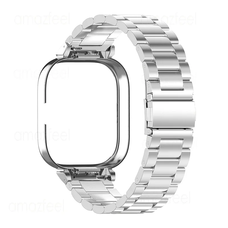 Stainless Steel Watchband for Redmi Watch 4 Metal Strap Case Protector for redmi watch 4 Wristband redmiwatch 4 Bracelets Shell