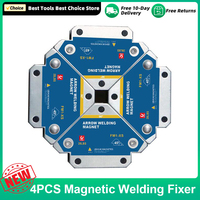 4PCS Magnetic Welding Fixer Welding Positioner 45° 90° 135° Multi-Angle Magnet Weld Positioner Ferrite Auxiliary Locator Tools