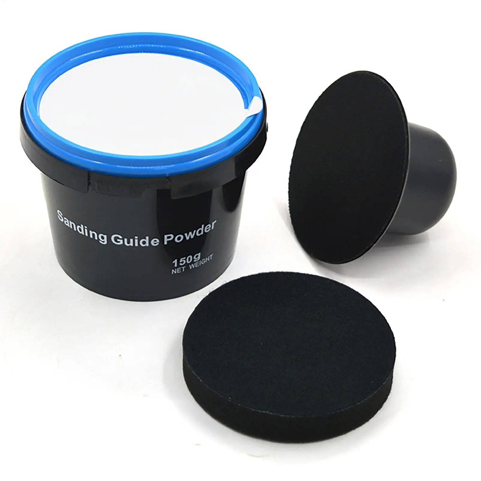 Sanding Guide Coat Powder Leak-Proof Black Guide Coat Powder Reusable Portable Tool with Handle Multipurpose Dry Guide Coat
