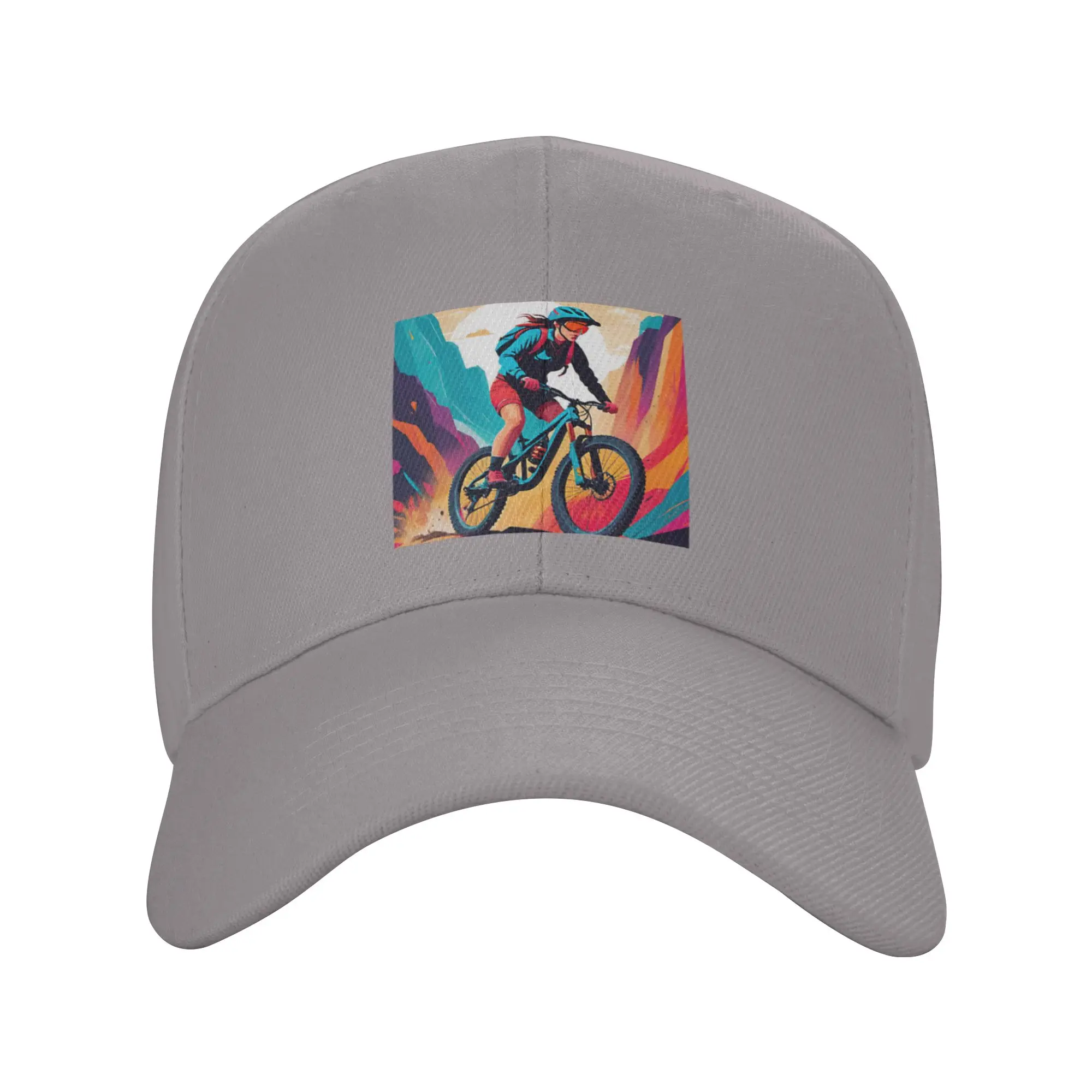 Hot Sale Trail Queens  Conquering MTB Challenges with Grace Baseball Cap  Cool Summer Woman Hat  Street Fashion Summer Woman Hat