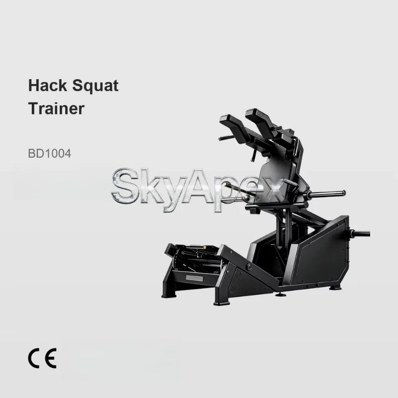 Plate Loaded Squat Machine 45 Degree Quad Leg Press Commercial Gym Strength Training Equipment Support Oem Odm Glute Leg Workout