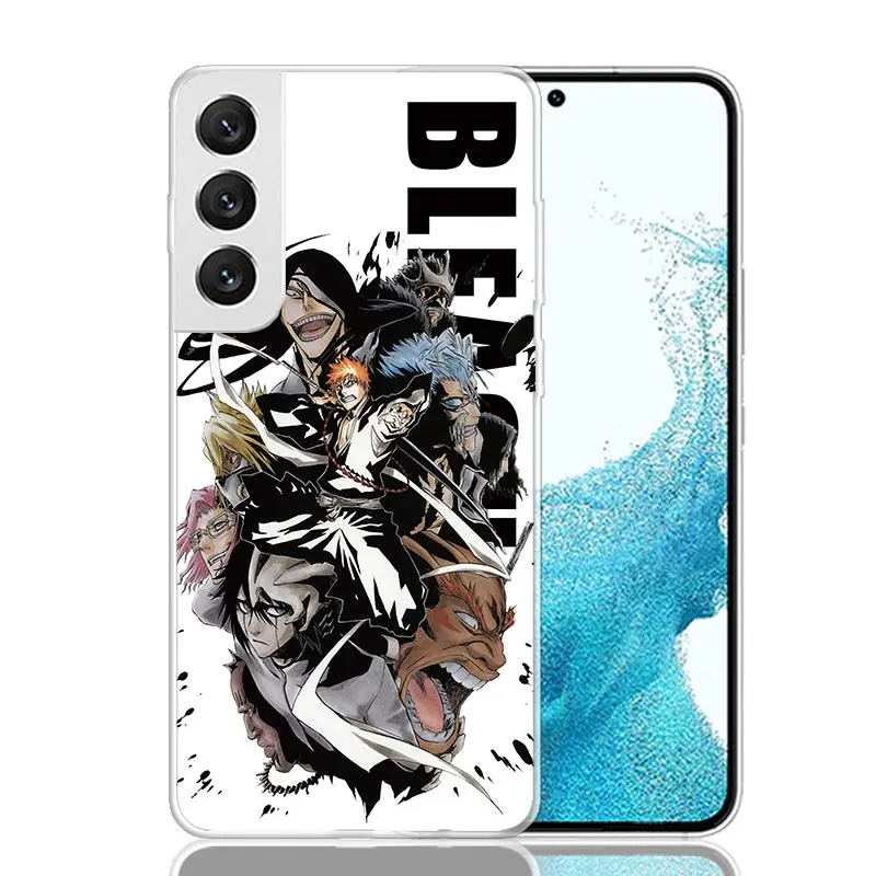 Anime Bleach Ichigo Kenpachi Phone Case For Samsung Galaxy S24 S23 S22 S21 FE S20 Ultra S10 Plus S10E S9 S8 + Art Customized Coq