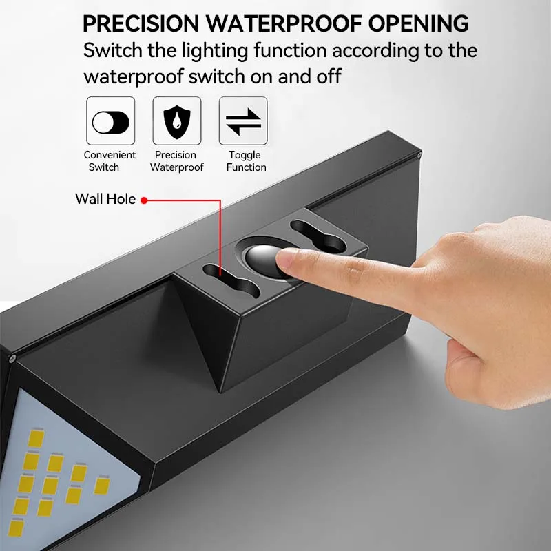 Led Solar Lamp Outdoor Security Light with Motion Sensor Waterproof 138LED Solar Powered Spotlight Solar for Garden Garage