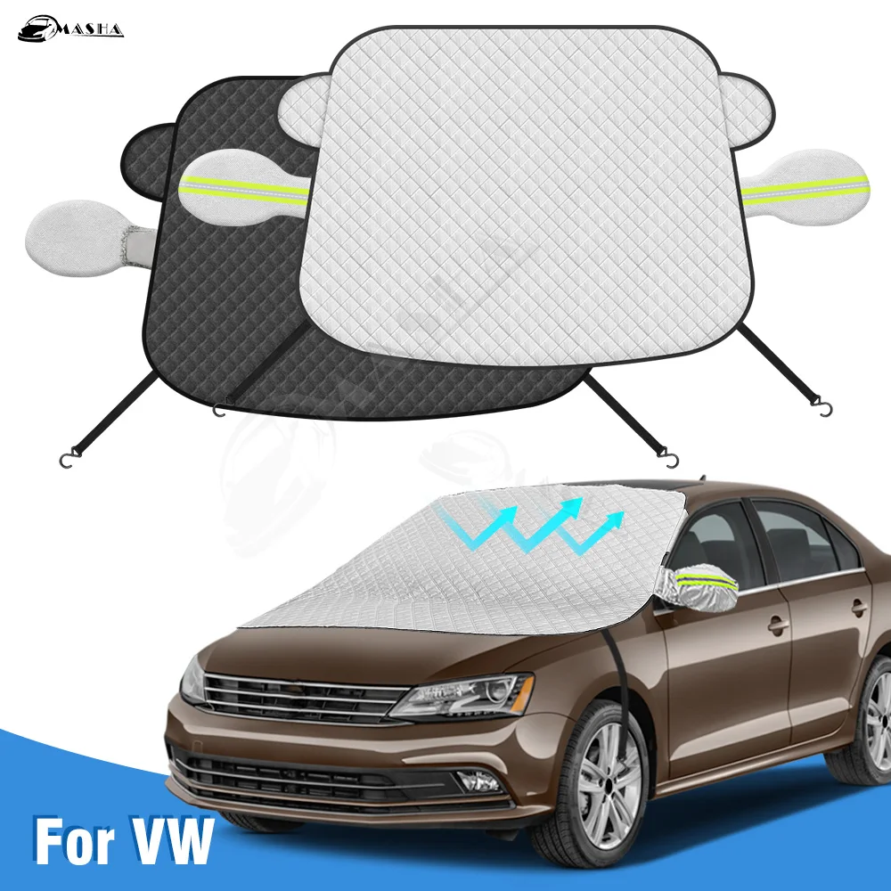 

Для Volkswagen VW Jetta 5 6 7 2015-2023 2024 2025 лобовое стекло автомобиля солнцезащитный козырек автомобильный магнитный чехол переднее лобовое стекло