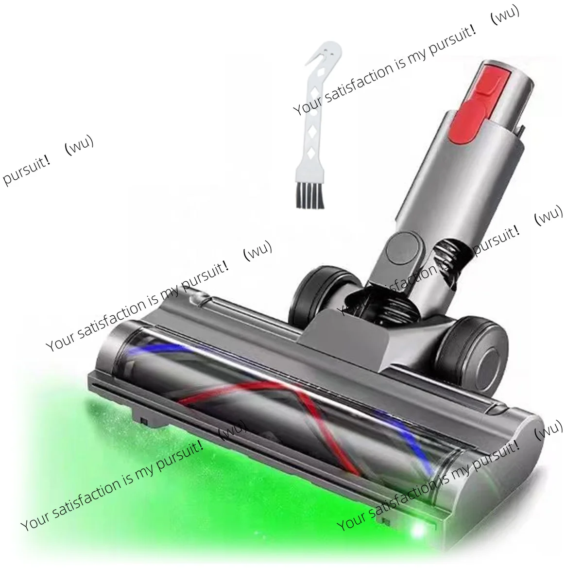New Direct Drive Brush Head for Dyson V7 V8 V10 V11 V15 Vacuum Attachment with LED Dust Detection for Carpet Floor Clean