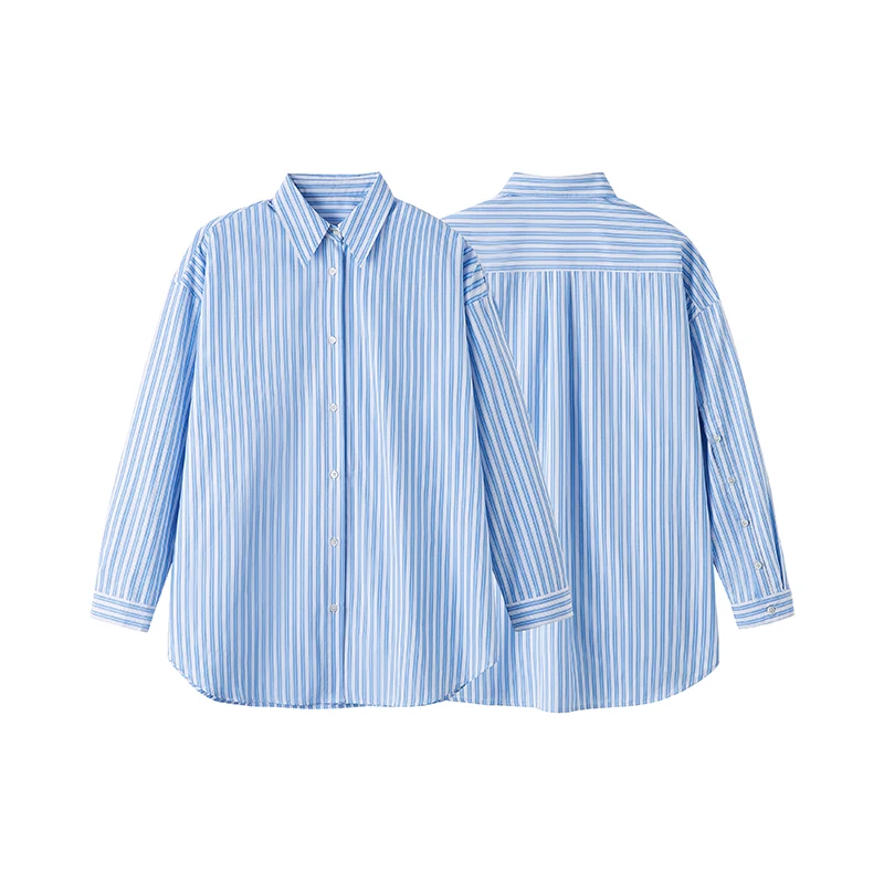 M-XXXXXL Einreihiges gestreiftes Hemd Plus Size Langarm-Kragenbluse Herren Atmungsaktives Freizeitoberteil für Bürokleidung 5XL 4XL