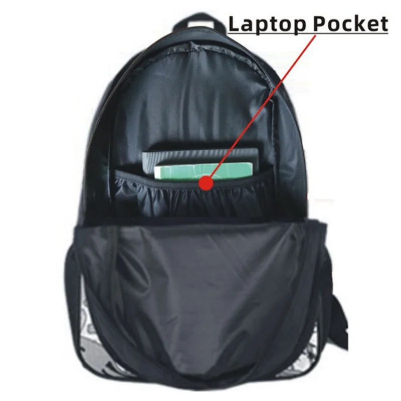 Picture 5: Yungblud Backpack Shoulder Bag Pencil Case 3Pcs/Set YUNGBLUD Student Pattern School Bag Teen Daily Casual Backpacks Mochilas