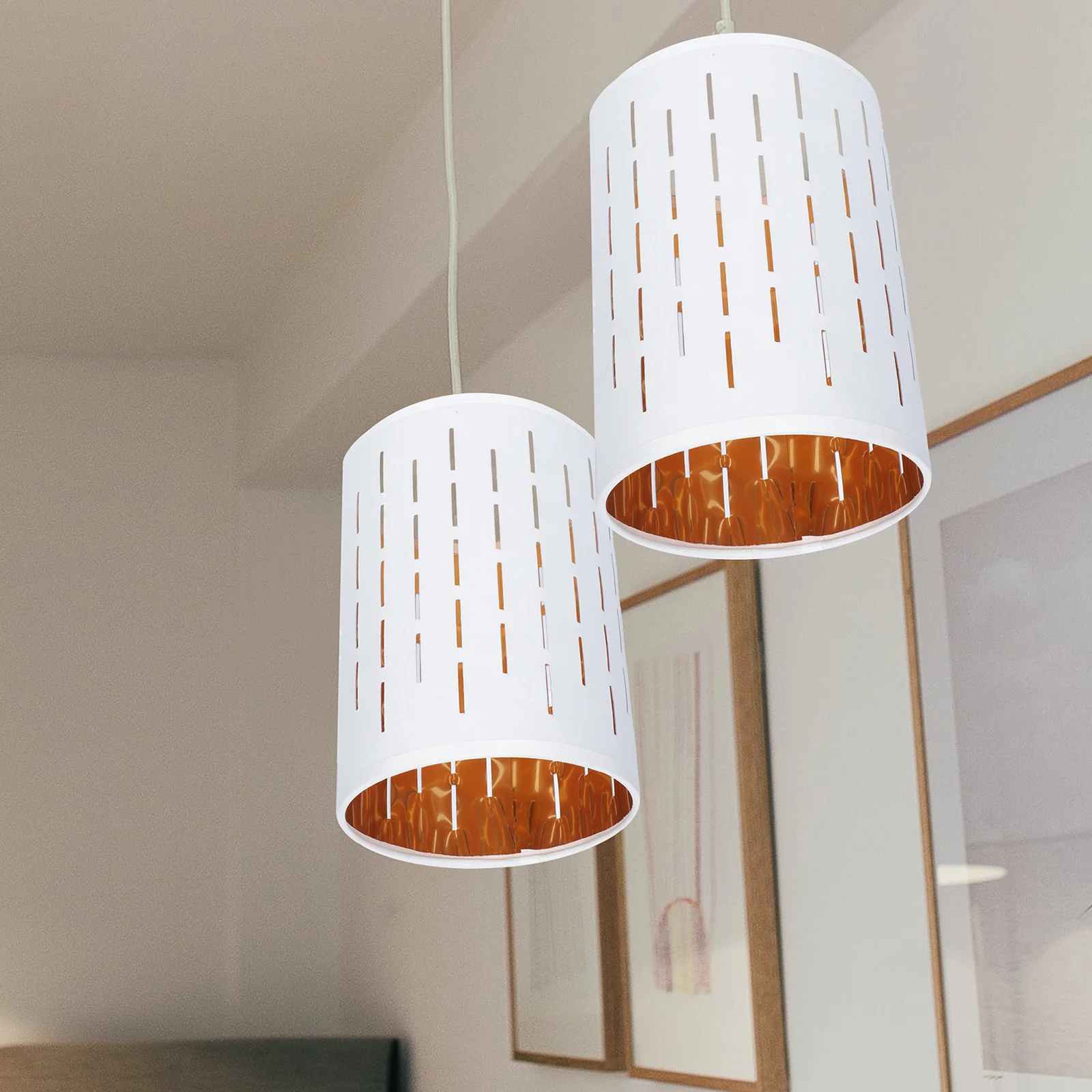 

Round Hollow Lampshade Premium Cloth Metal Modern Lamp Cover Bedroom Light Accessory Decorative Lamp Decor Light Accessory