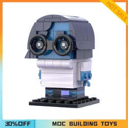 113PCS Customized MOC Sad Little People Building Blocks Technology Bricks DIY Creative Assembly Toys Holiday Gifts