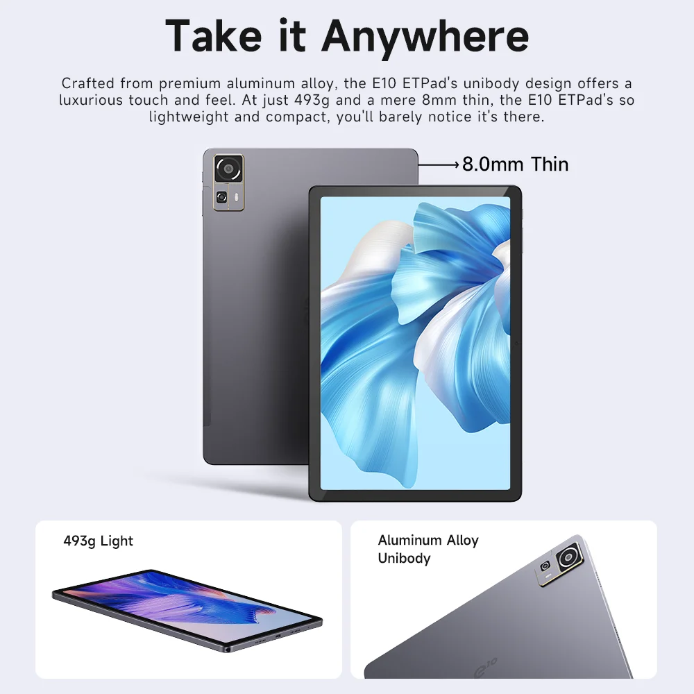 Acer Gadget e10 ETPad Tablet 10.95-inch WidevineL1 1080P Display