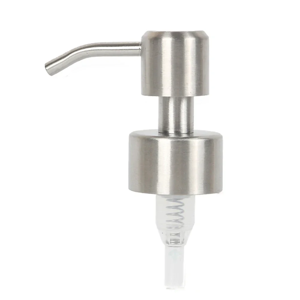 Soap Dispenser Pump Pump Head 11cm 1PC Anti-Corrosion Rust-Proof Silver/Black Stainless Steel Soap Dishe Bath Practical