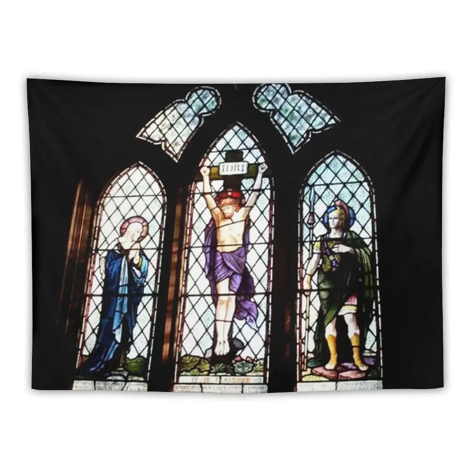 

Stained Glass Window Tapestry House Decoration Wallpaper Bedroom House Decorations Tapestry