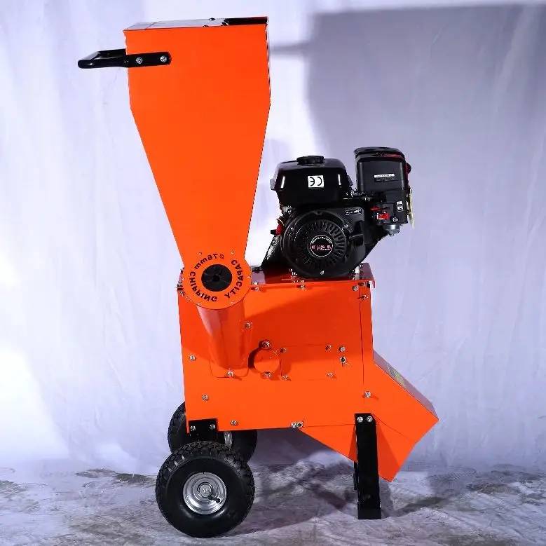 

Customized Engine Powered Wood Chipper Petrol Garden Shredder Portable Fast Branch Crusher