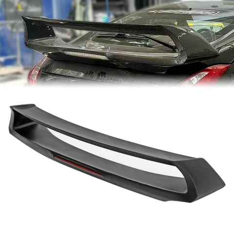 

For Nissan Fairlady 370Z Z34 AM Style Rear Wing (With Brake Lights) 370z Rear Spoiler