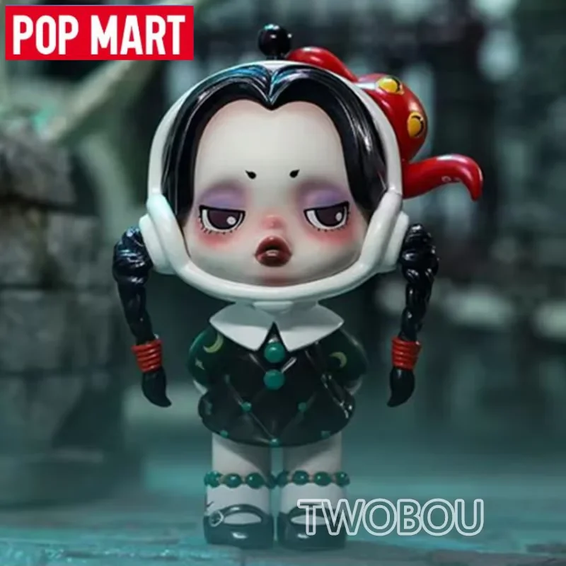 

POP MART SKULLPANDA Серия Аддамс Семья Слепая Коробка Игрушки Mystery Box Mistery Фигурка Caja Сюрприз Коробка Kawaii Модель Подарок На День Рождения