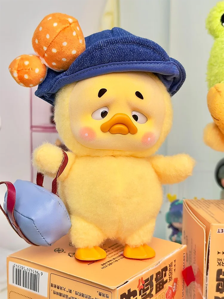 Boneca de Pato Amarelo Kawaii com Caixa Cega para Meninas, Upsetduck, Presentes Misteriosos, Presentes Misteriosos, Trend Toys, Trabalho Me Incomoda