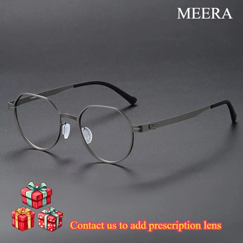 

High-quality Metal Men Original Eyeglass Frames Minus Newest Design China Optical Eyeglasses Frame Prescription Round GM Eyewear