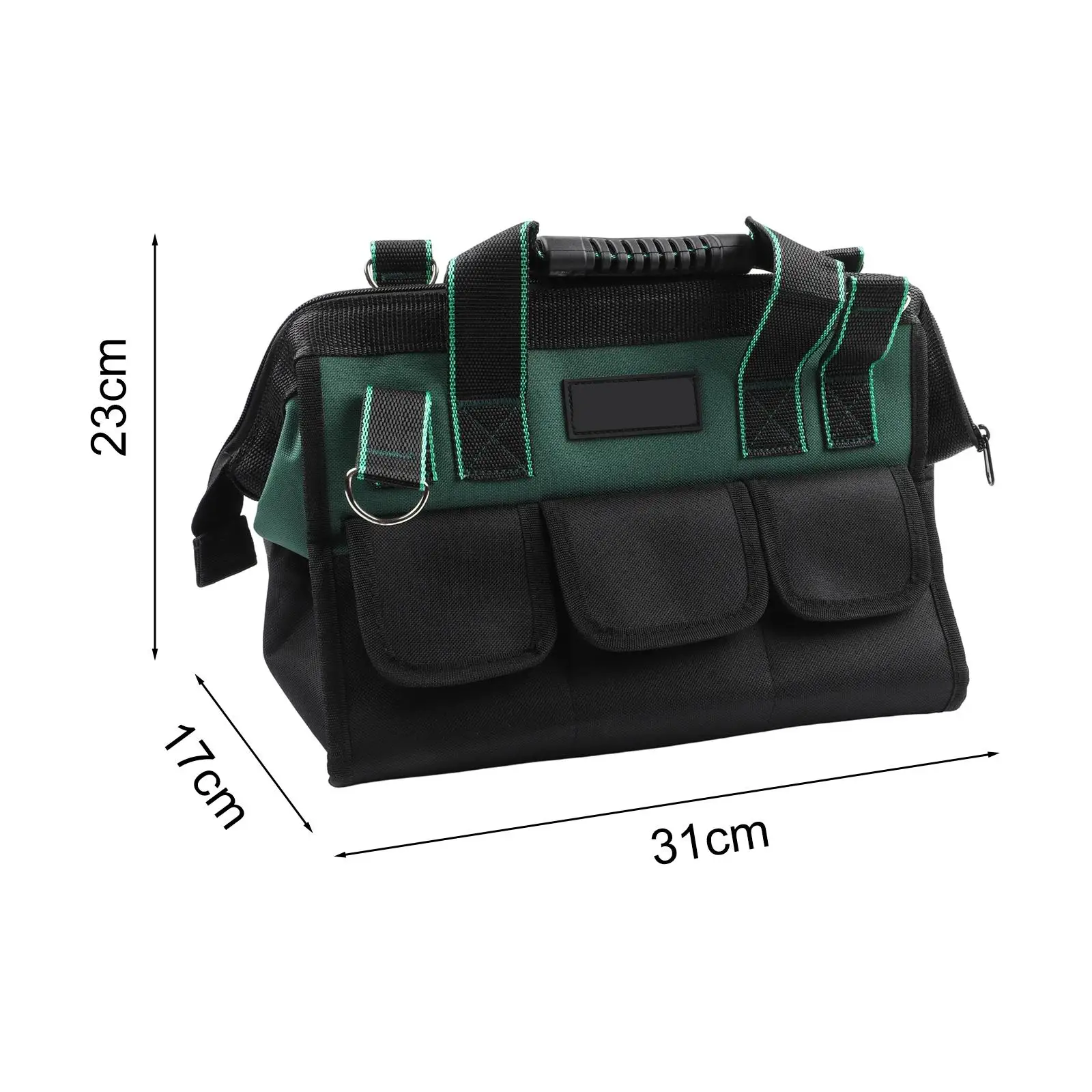 1Pc 16 Inch Multifunctional Tool Bags Electrician Bags Waterproof And Wear-Resistant High Capacity Storage Bags Anti-Slip Bottom