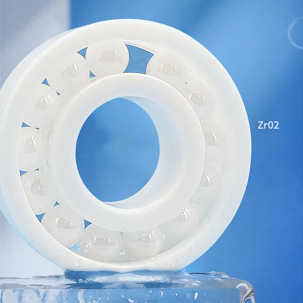 Zirconia Full Ball Ceramic Bearing 6900/6800 Series ID 10-50mm No Cage Corrosion-Resistant Insulated High Load Ceramic Bearing