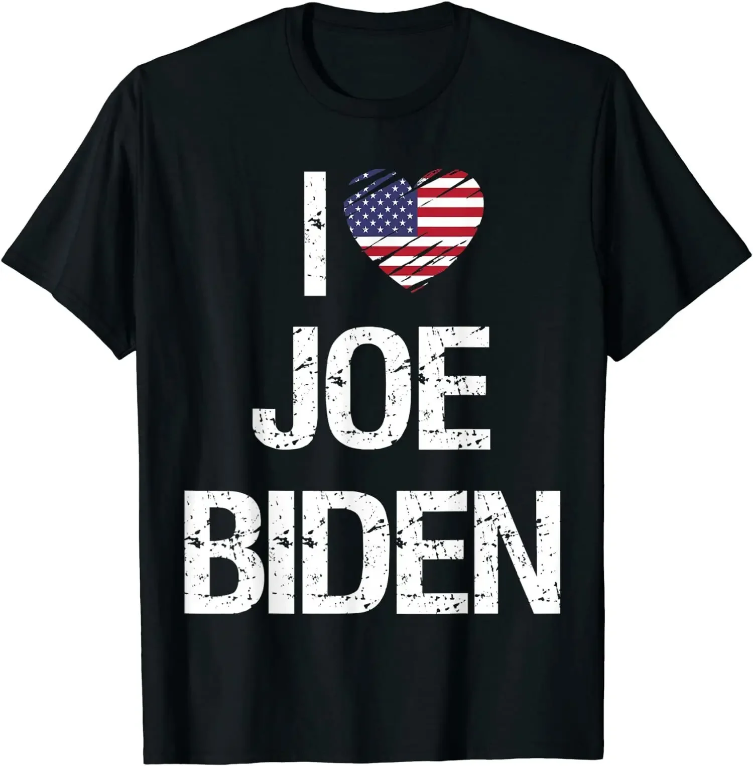 Camiseta con estampado de I Love Joe Biden Essential Premium para Hombre, Ropa informal Harajuku para mujer, Verano