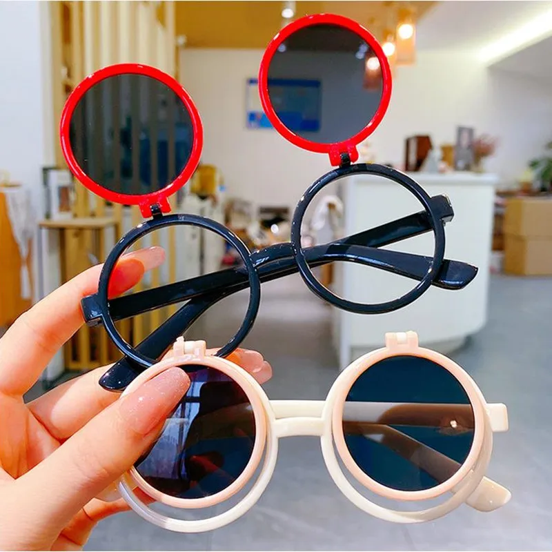 

Vintage Sunglasses Beach Outdoor UV 400 Protection Eyewear Glasses for Boys Girls Retro Children Round Frame Sun Glasses