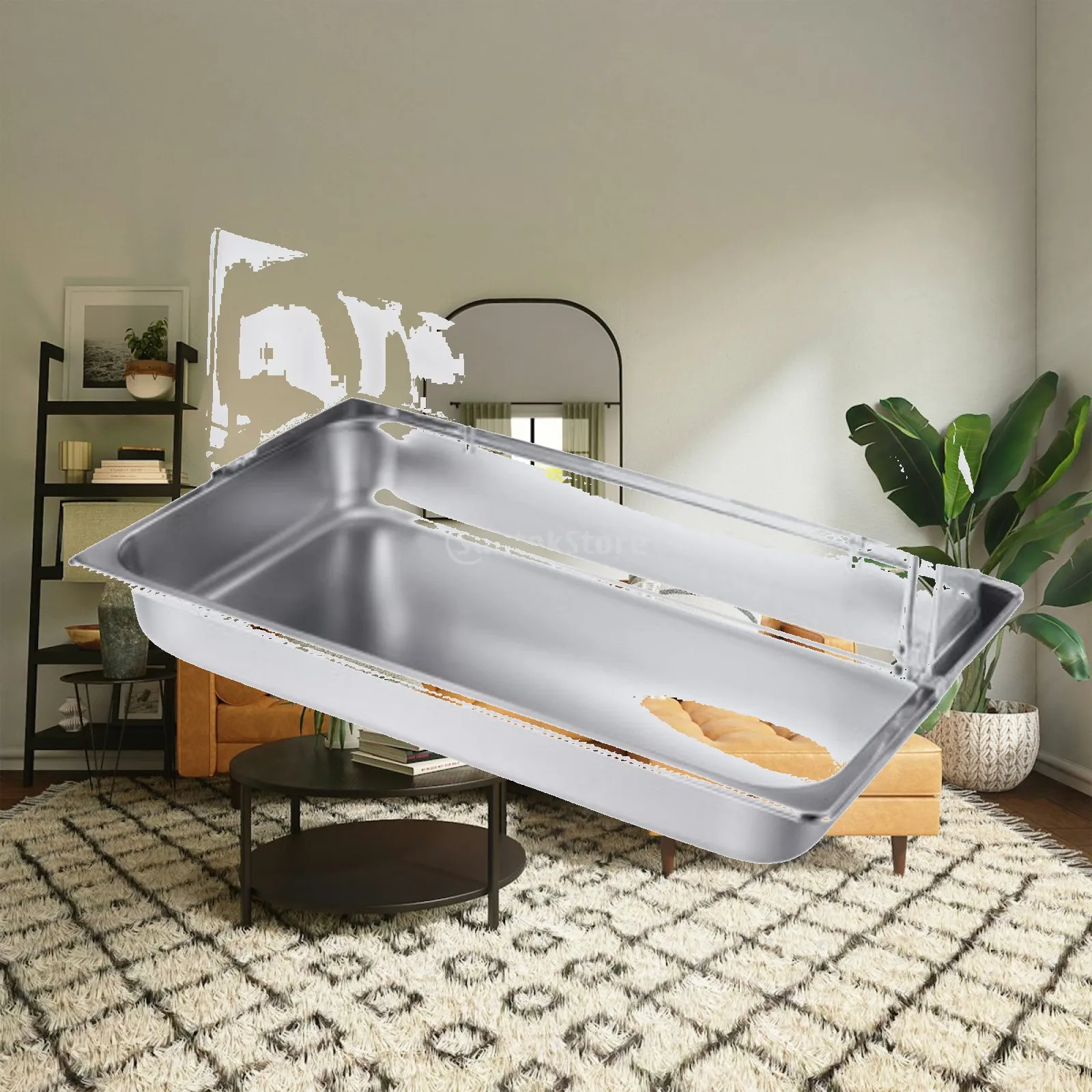 Chafingdish Chafer Cold Insulating Versatile Cooling Food Platter Food Display Tray for Events Party Catering Kitchen Seafood