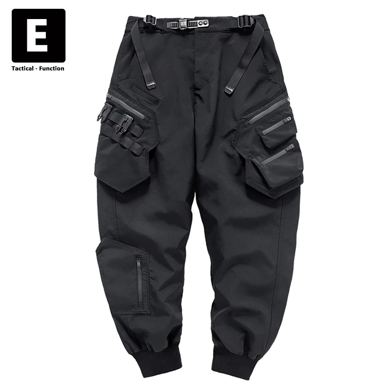 

Hip Hop Cargo Pants Men Function Military Pants Big Size Harajuku Black Harem Pants Joggers Pencil Trousers Streetwear