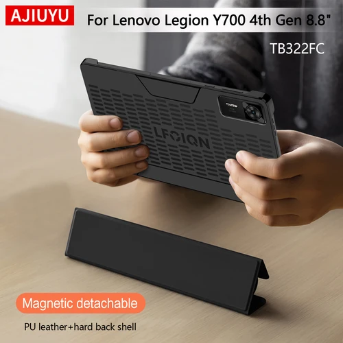 Funda inteligente para Lenovo LEGION Y700 4th Gen 2025 TB322FC Gen4 8,8 ""tableta para juegos funda magnética cubierta protectora de disipación de calor
