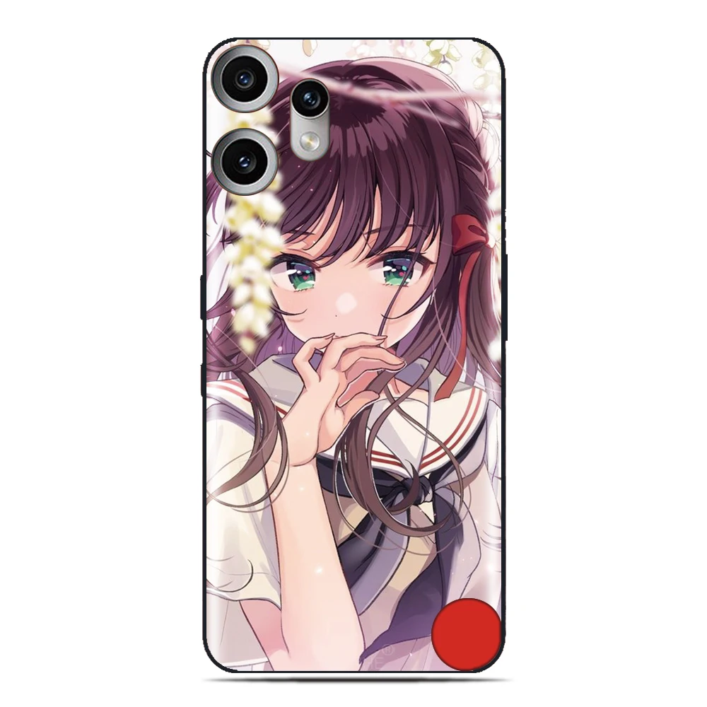 สาวอะนิเมะปกคลุมผิวด้านหลังสําหรับSony Xperia 1 VII 10 VI 5 II III IV V 2023 XZ5 XZ4 XZ3 XZ2 XA2 Ultra Z5 L3 โทรศัพท์กรณีFunda