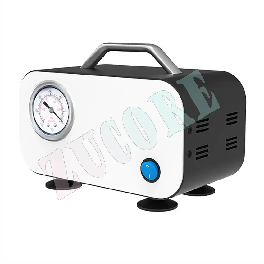 DC 12v 미니 오일 프리 다이어프램 공기 진공 펌프 실험실 필터 펌프 휴대용 음압 펌프 실험실 장비 110v ~ 220v