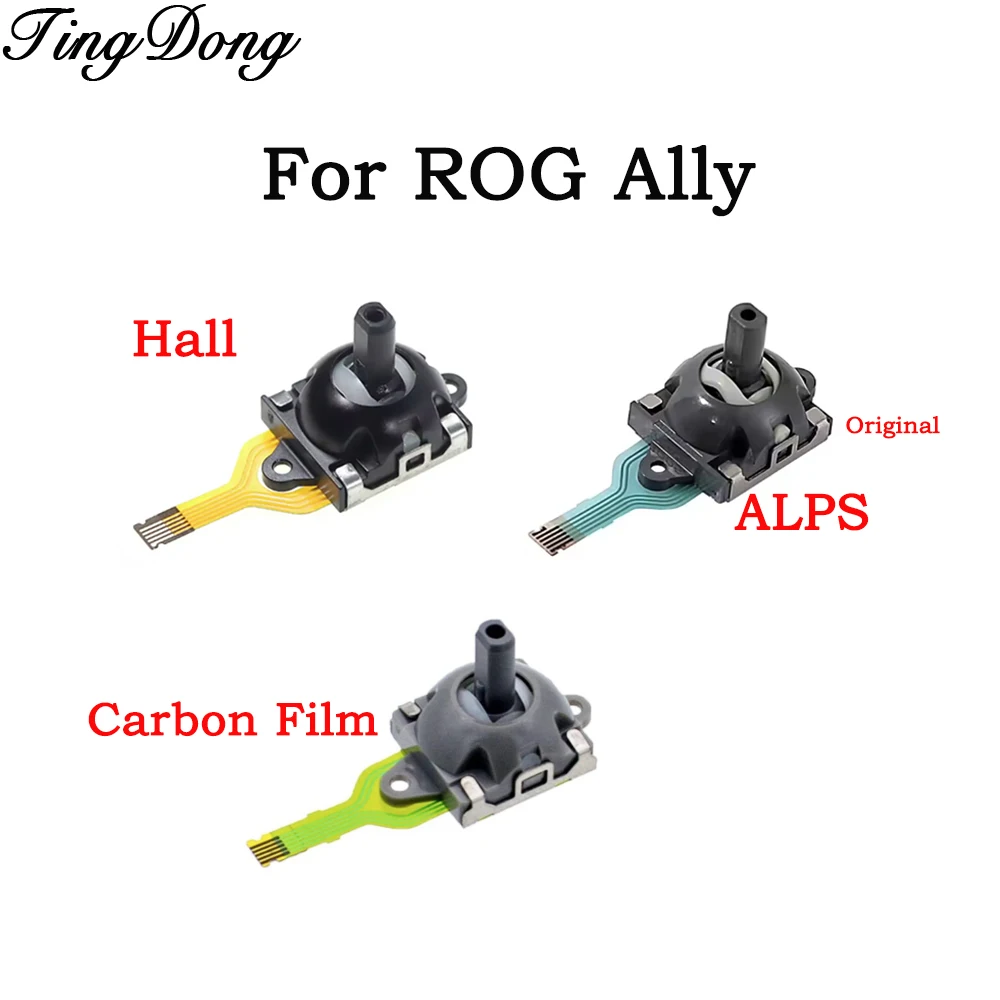1PC Hall Effect 3D Analog Joystick For ROG Ally RC71L & GPD Win3 Handheld Game Console Repair Parts VR Controller Analog Stick