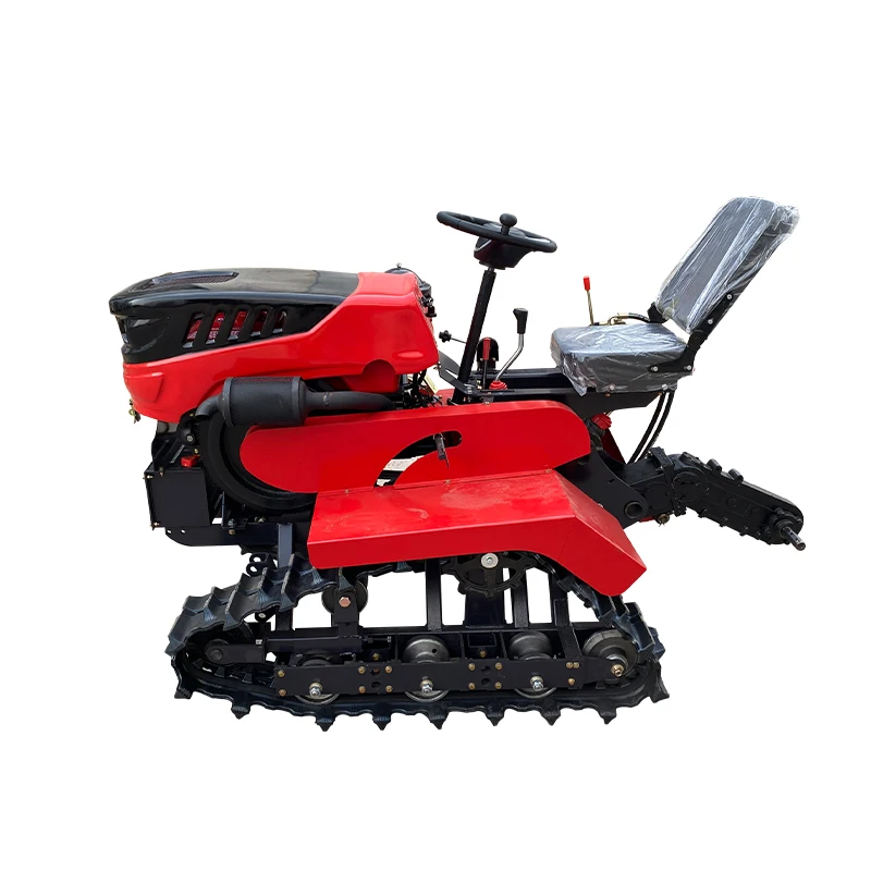 Most Efficient Multifunctional Cultivating Machine 35 Horsepower Crawler Rotary Tiller Soil Loosening And Weeding Machine