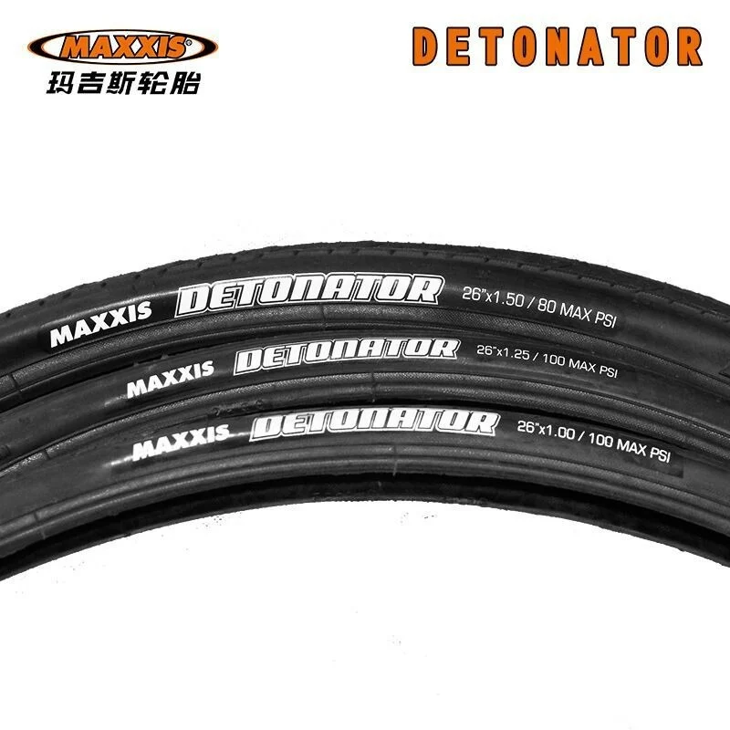 26 MTB Bicycle Tires Detonator Ultralight Tire 26*1.0/1.25/1.5 27.5*1.5 Half Slick Mountain Bike Tire Steel Wire Tyre