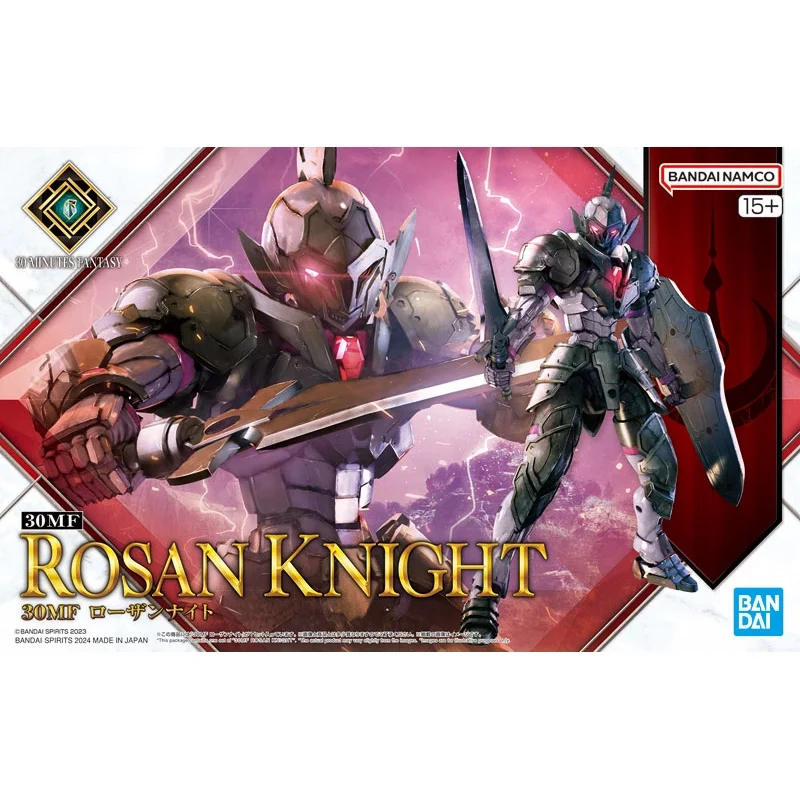 

Bandai 30-минутная фантазийная серия Rosan Knight в сборе, комплект моделей «сделай сам», экшн-фигурка, коллекция орнаментов, игрушка для мальчика, подарок на день рождения