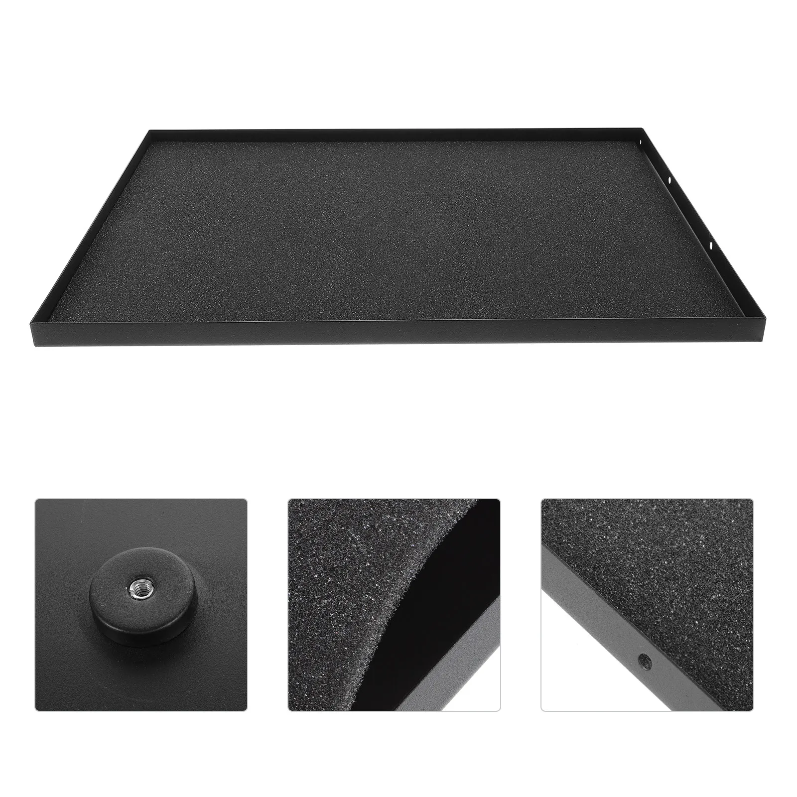 support-de-projecteur-pour-ordinateur-portable-39x29cm-construction-avec-coussinets-antiderapants-adaptateur-a-filetage-femelle-support-de-trepied-plat