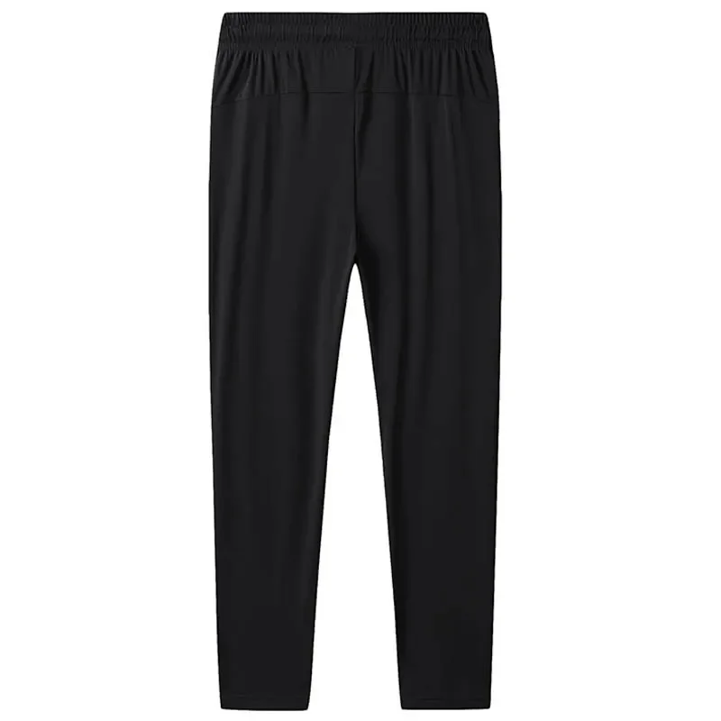 Plus Size 7XL 8XL 9XL Summer Ice Silk Sweatpants Men\'s High Quality Gym Joggers Running Sports Pant Men Elastic Stretch Trousers