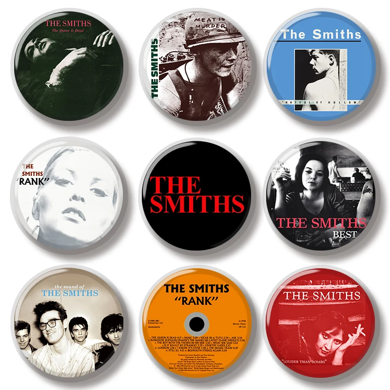 Pin de 44MM The Smiths Music Single "La reina está muerta", Pin de botón suave, joyería, insignia creativa, broche, sombrero, bolso, decoración de mochila