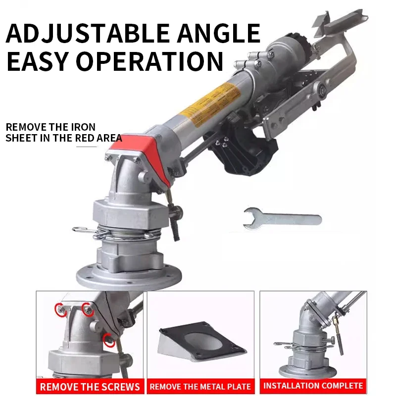 Irrigation rocker spray gun agricultural garden sprinkler equipment watering artifact long range high pressure dust removal nozz