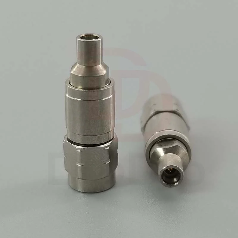 DC-50GHz SMPM Male to 2.4mm Male Connector Precision Microwave Jack RF Coaxial Adapter Millimeter Wave 5G High Frequency