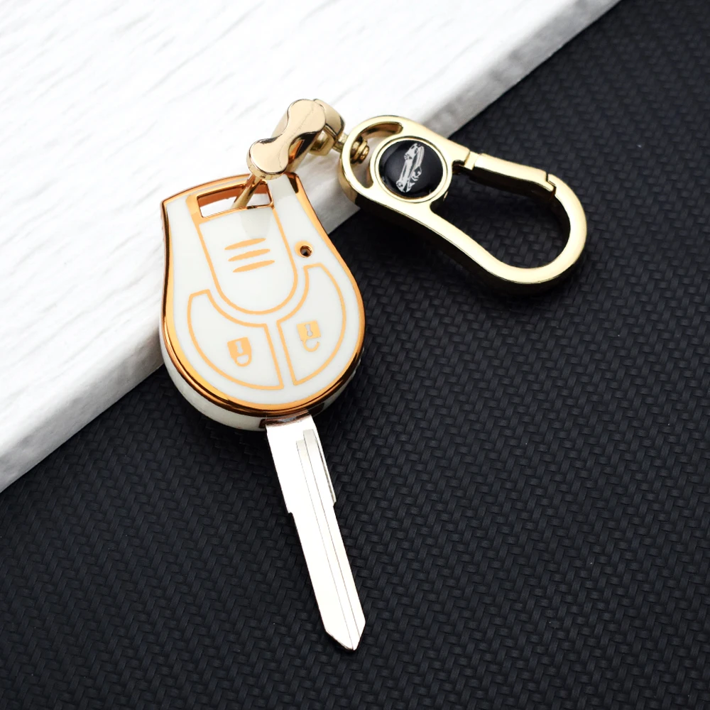Car Key Case For Nissan Sylphy Cube Juke Rogue Micra Qashqai Altima Maxima Sentra Versa Transmiter 2/3 Buttons Cover Key Chain view 6