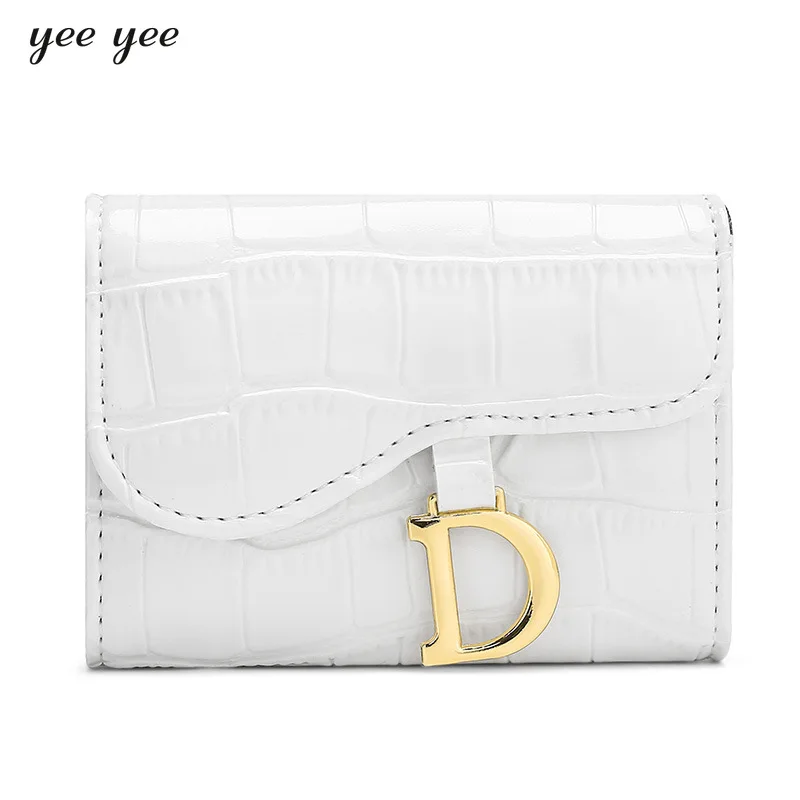 The New Atmospheric Fashion Crocodile Print High-grade Women\'s Multi-card Anti-theft Swipe Bag Multi-function Purse