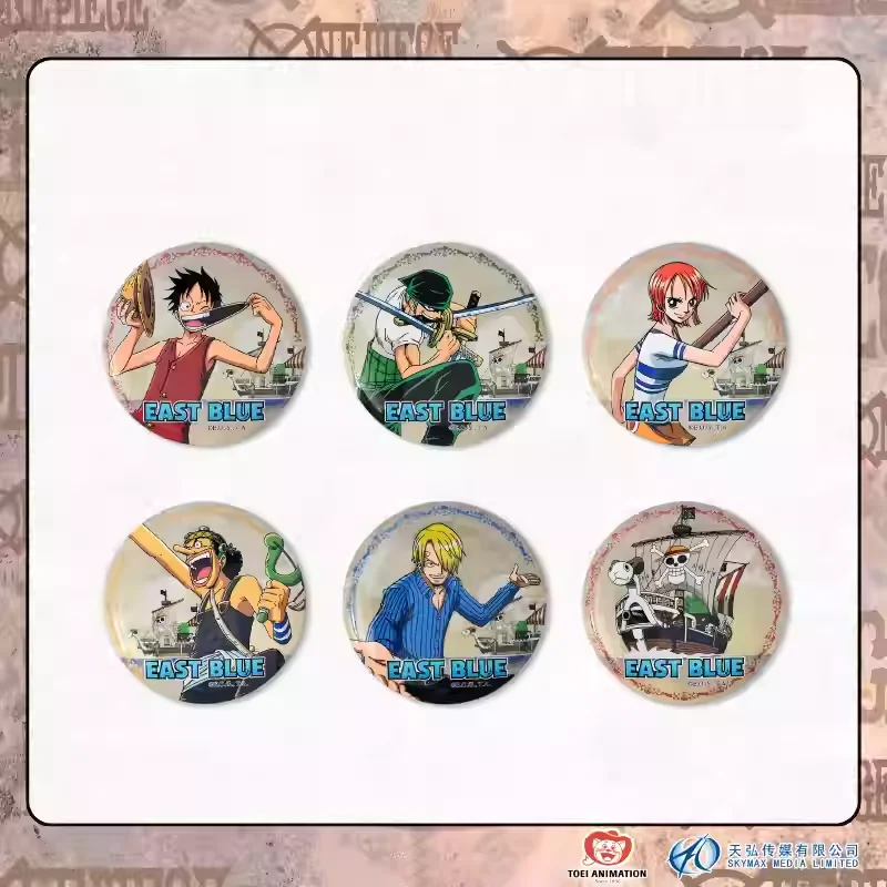 1 unidad Oficial de One Piece 1.ª Serie: Caja Sorpresa con Insignia del Arco Azul del Este con Variante Oculta |   Artículo Coleccionable de Anime |   Excelente Idea de Regalo