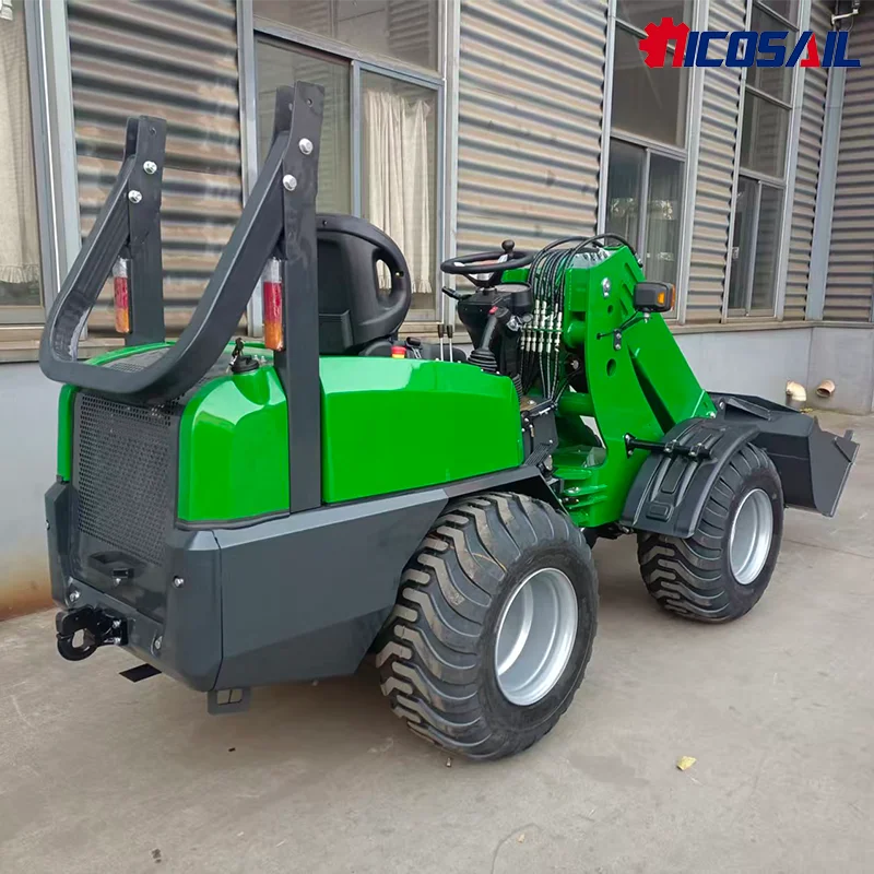 شحن مجاني EURO 5 EPA محرك ديزل صغير جودة عالية الجبهة نهاية رافعة عجل النمط الأوروبي 2.5 طن للبيع