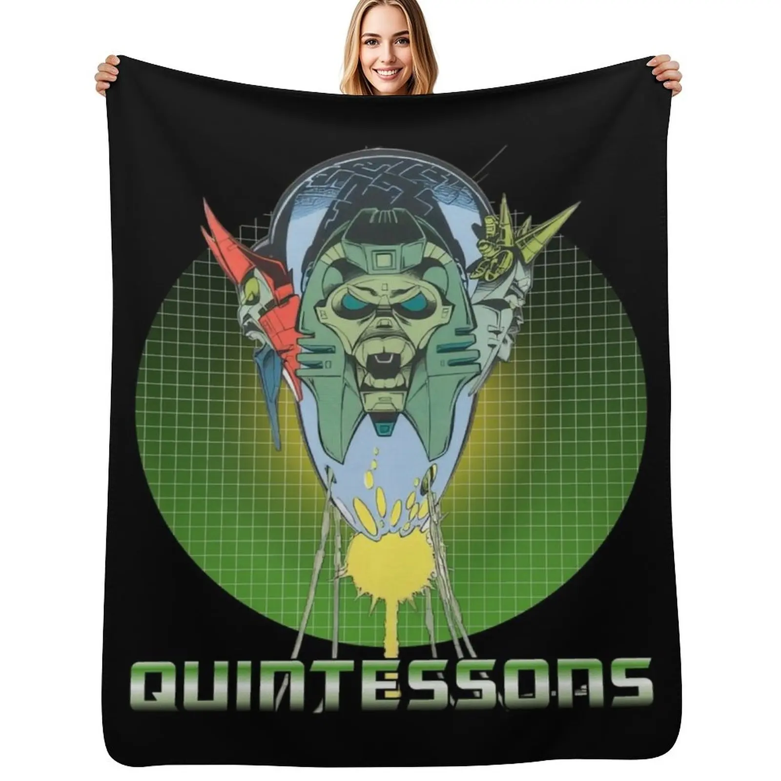 Quintessons Autobot Transformer G1 Throw Blanket Fade Resistant Durable Throw Blanket