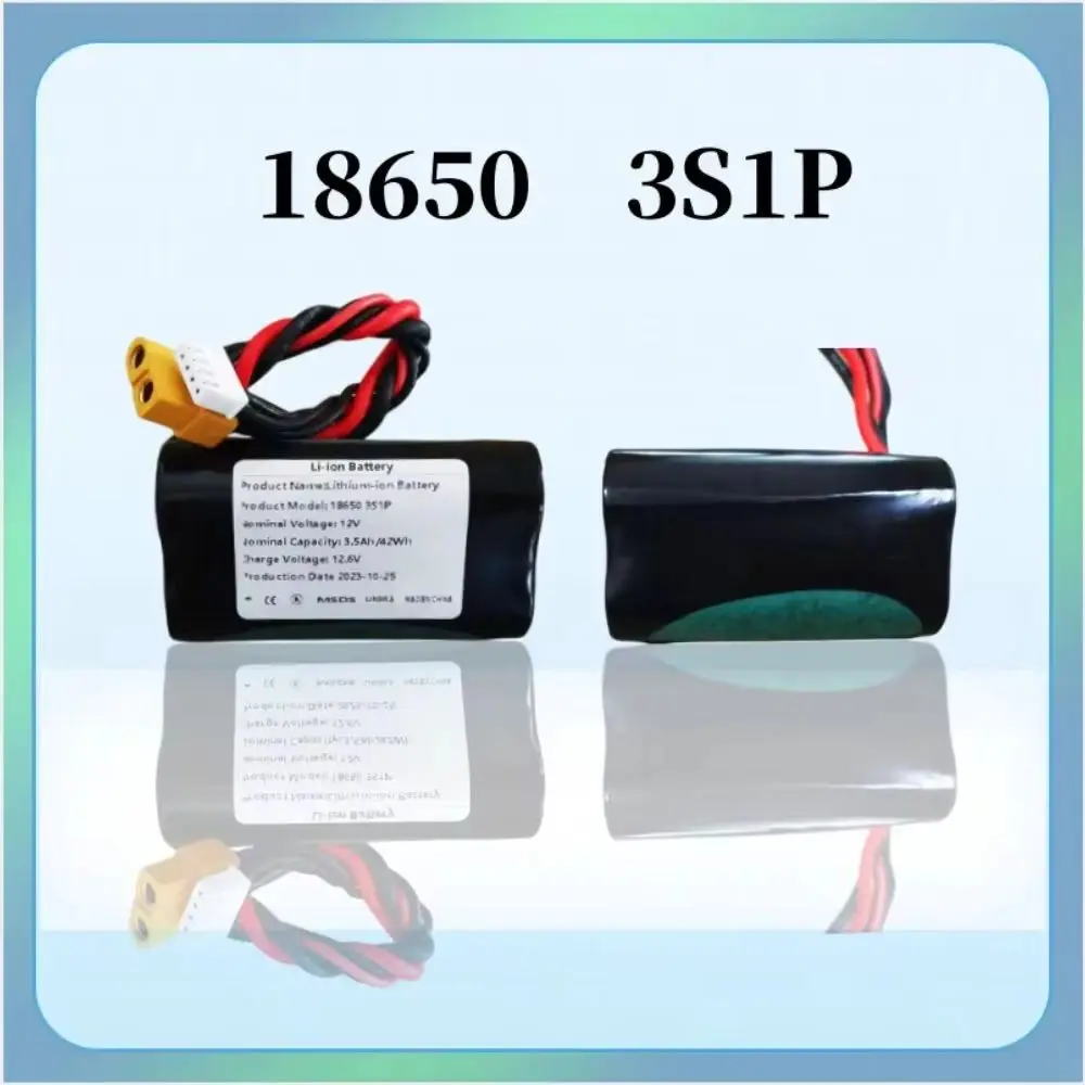 

12V 3.5Ah High Capacity UAV Rechargeable Li-ion Battery For Various RC Airplane Quadrotor 3S1P 12.6V XH2.54-4P XT60